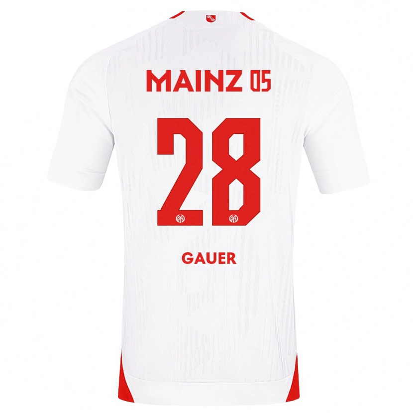 Danxen Damen Luke Gauer #28 Weiß Rot Gelb Auswärtstrikot Trikot 2026/27 T-Shirt Österreich