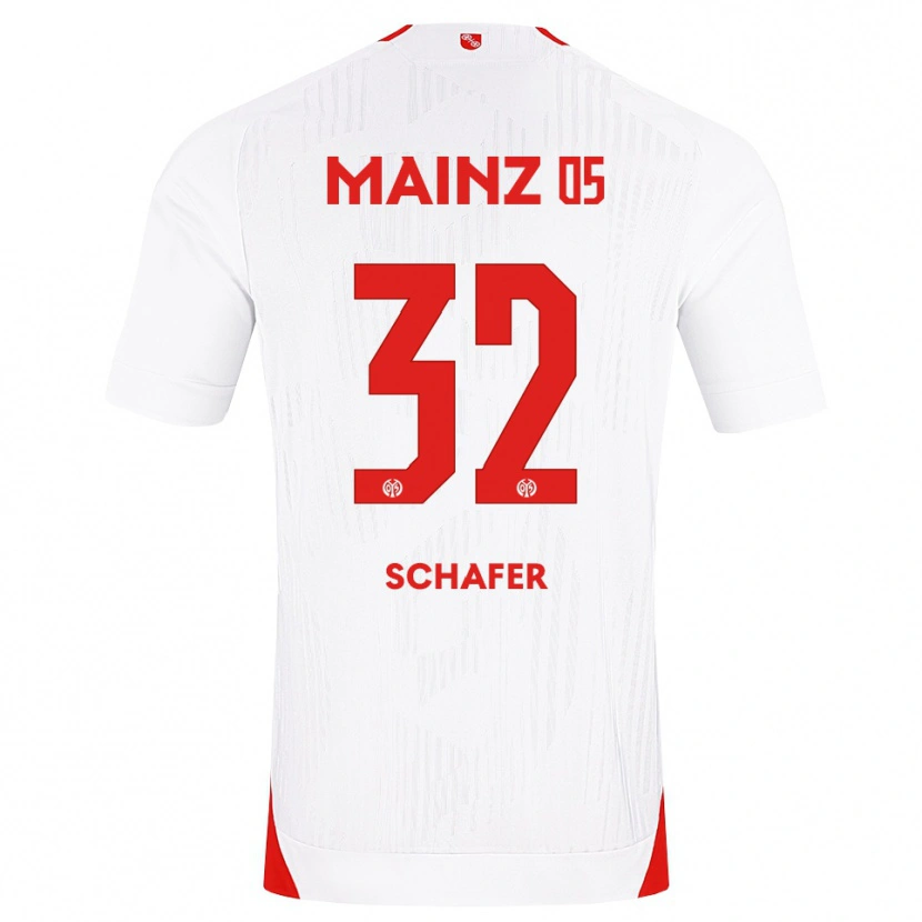 Danxen Damen Ann-Christin Schäfer #32 Weiß Rot Gelb Auswärtstrikot Trikot 2026/27 T-Shirt Österreich