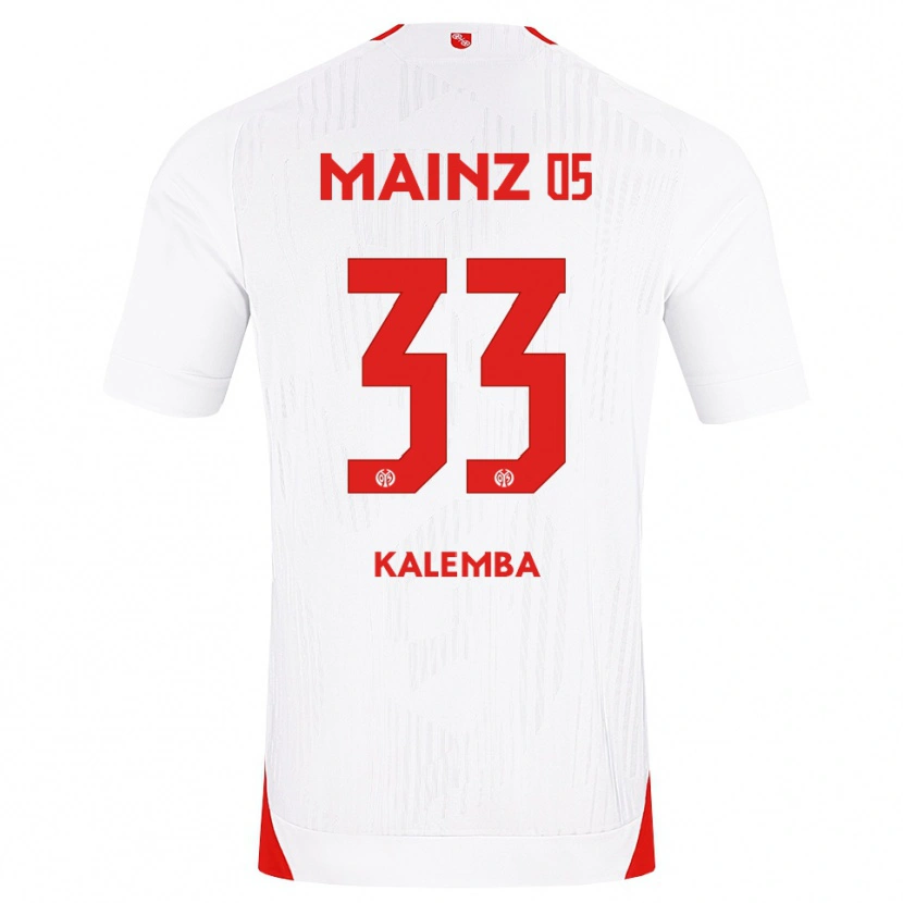 Danxen Damen Marcel Kalemba #33 Weiß Rot Gelb Auswärtstrikot Trikot 2026/27 T-Shirt Österreich