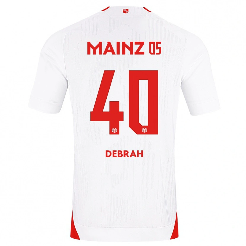 Danxen Damen Jeremiah Debrah #40 Weiß Rot Gelb Auswärtstrikot Trikot 2026/27 T-Shirt Österreich