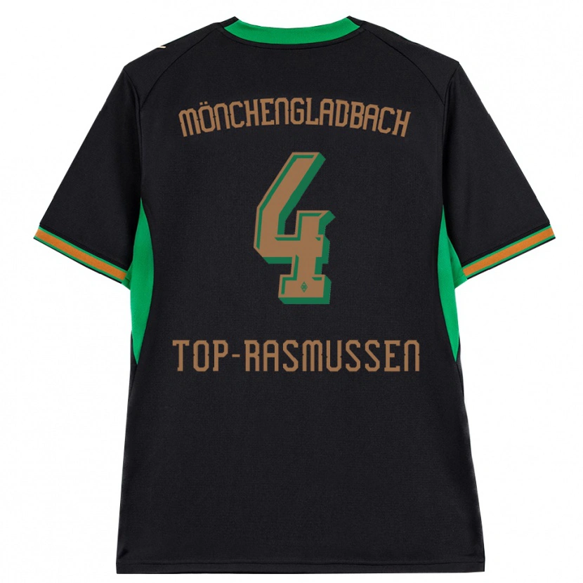 Danxen Damen Tristan Top-Rasmussen #4 Schwarz Orange Grün Braun Auswärtstrikot Trikot 2026/27 T-Shirt Österreich