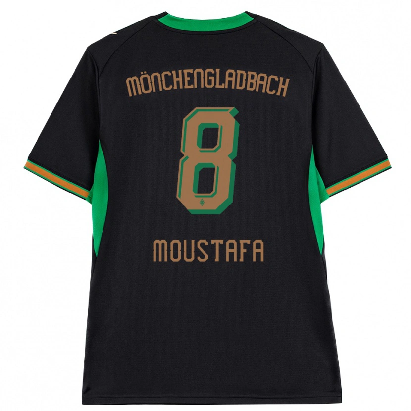 Danxen Damen Moustafa Ashraf Moustafa #8 Schwarz Orange Grün Braun Auswärtstrikot Trikot 2026/27 T-Shirt Österreich