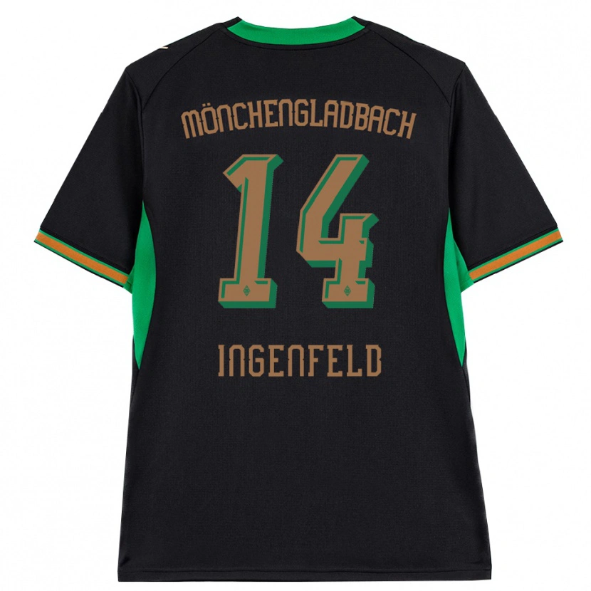 Danxen Damen Paul Ingenfeld #14 Schwarz Orange Grün Braun Auswärtstrikot Trikot 2026/27 T-Shirt Österreich
