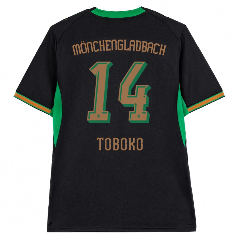 Danxen Damen Rubén Toboko #14 Schwarz Orange Grün Braun Auswärtstrikot Trikot 2026/27 T-Shirt Österreich