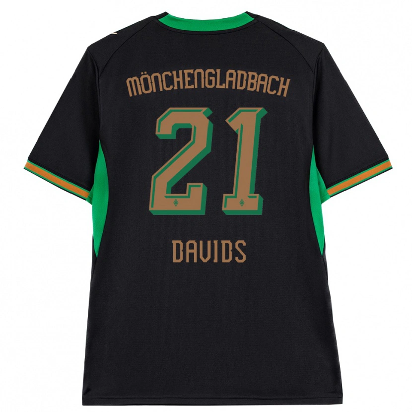 Danxen Damen Leander Davids #21 Schwarz Orange Grün Braun Auswärtstrikot Trikot 2026/27 T-Shirt Österreich