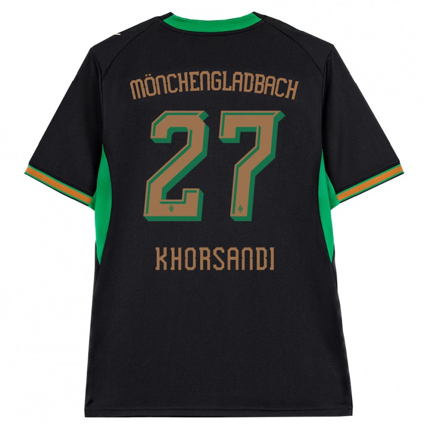 Danxen Damen Radin Khorsandi #27 Schwarz Orange Grün Braun Auswärtstrikot Trikot 2026/27 T-Shirt Österreich