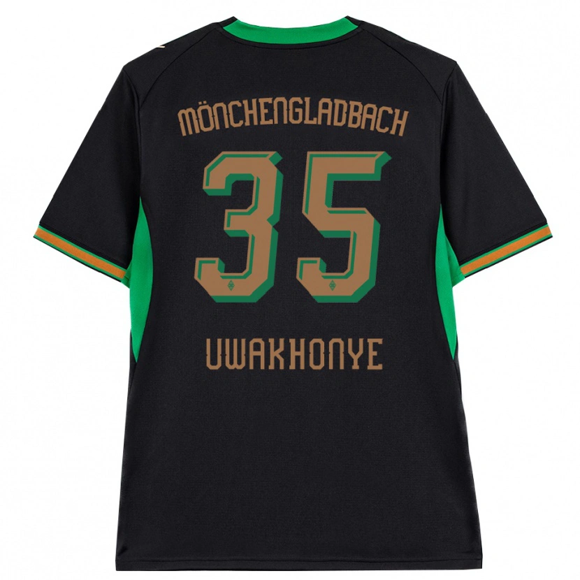 Danxen Damen Josiah Uwakhonye #35 Schwarz Orange Grün Braun Auswärtstrikot Trikot 2026/27 T-Shirt Österreich