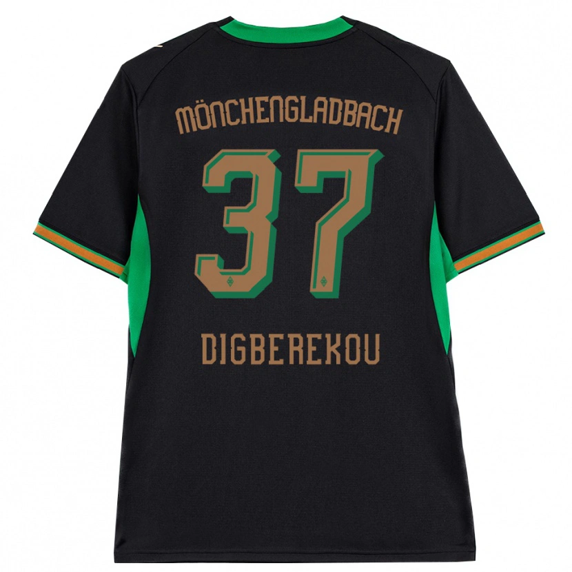 Danxen Damen Ibrahim Digberekou #37 Schwarz Orange Grün Braun Auswärtstrikot Trikot 2026/27 T-Shirt Österreich