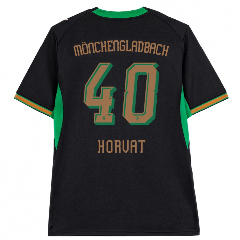 Danxen Damen Niko Horvat #40 Schwarz Orange Grün Braun Auswärtstrikot Trikot 2026/27 T-Shirt Österreich