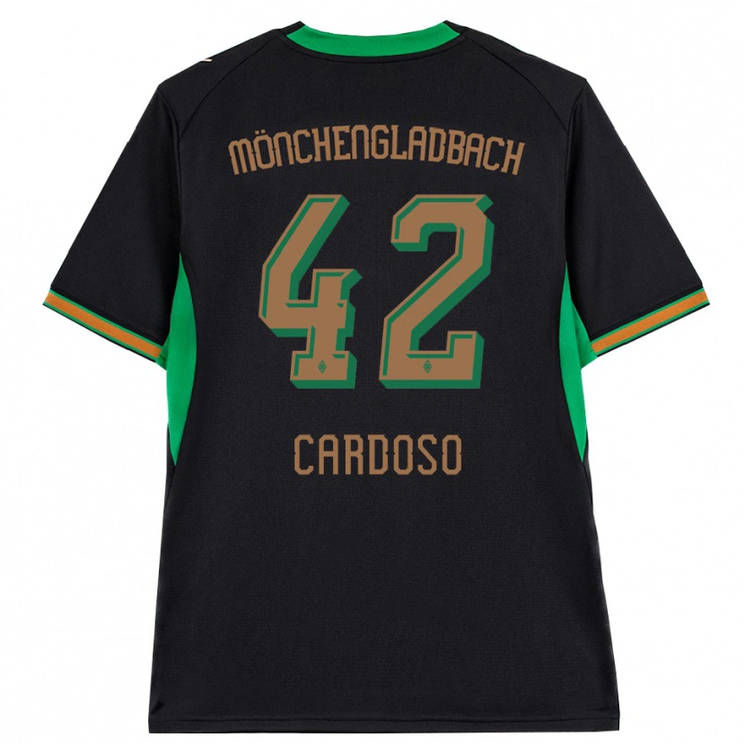 Danxen Damen Tiago Pereira Cardoso #42 Schwarz Orange Grün Braun Auswärtstrikot Trikot 2026/27 T-Shirt Österreich