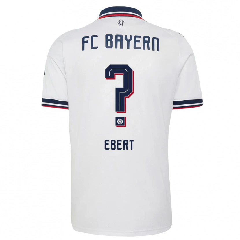 Danxen Damen Tim Ebert #0 Weiß Grau Rot Auswärtstrikot Trikot 2026/27 T-Shirt Österreich