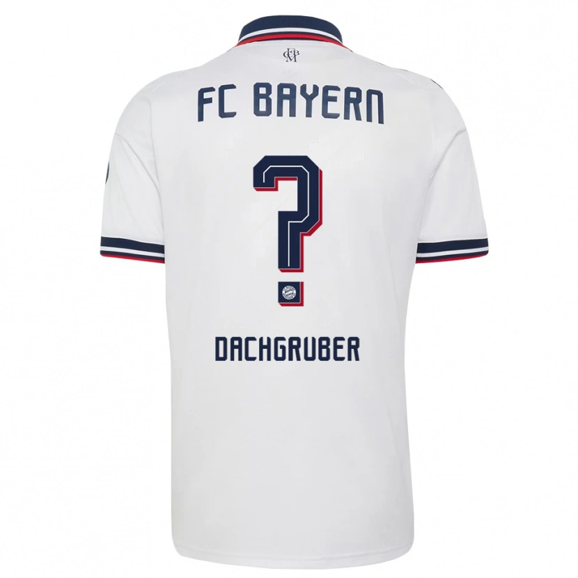 Danxen Damen Timo Dachgruber #0 Weiß Grau Rot Auswärtstrikot Trikot 2026/27 T-Shirt Österreich