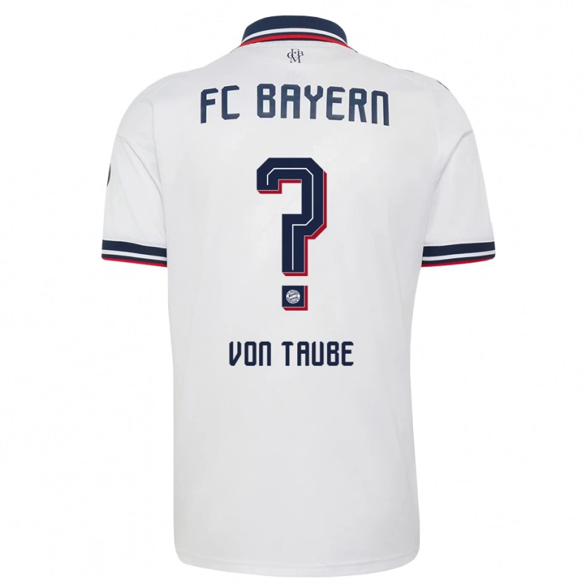 Danxen Damen Nikolas Von Taube #0 Weiß Grau Rot Auswärtstrikot Trikot 2026/27 T-Shirt Österreich