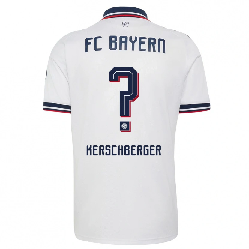 Danxen Damen Paul Kerschberger #0 Weiß Grau Rot Auswärtstrikot Trikot 2026/27 T-Shirt Österreich