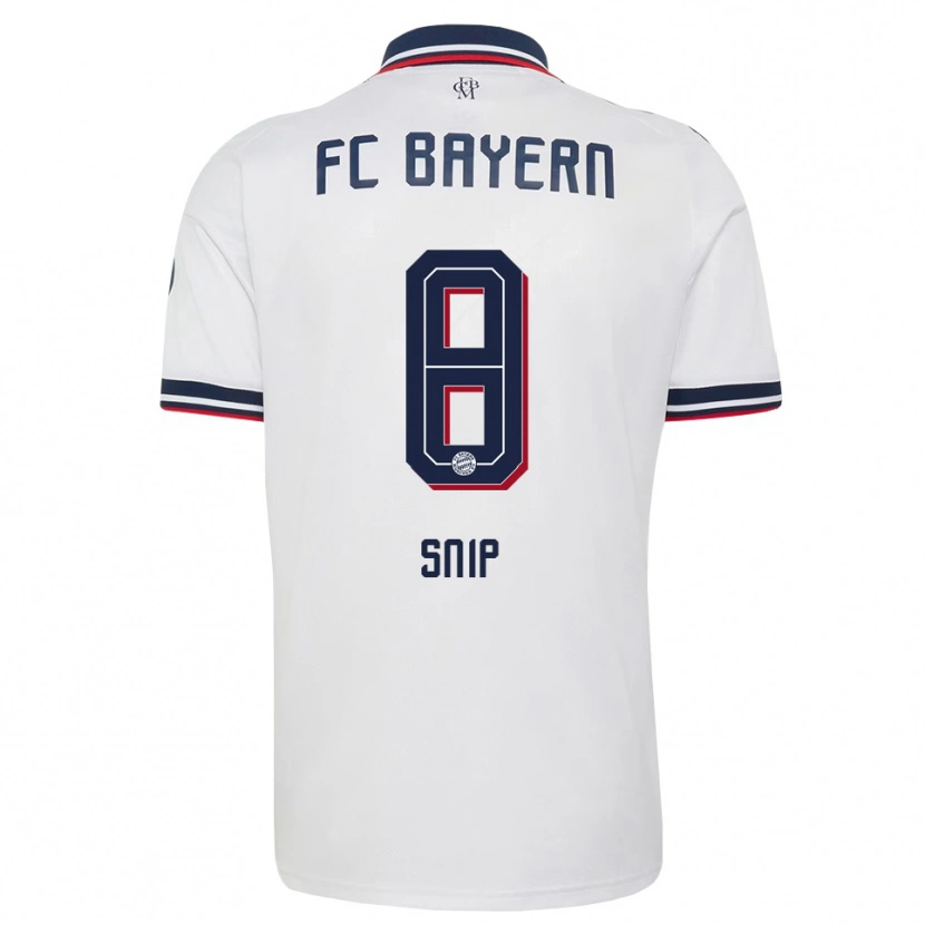 Danxen Damen Roy Snip #8 Weiß Grau Rot Auswärtstrikot Trikot 2026/27 T-Shirt Österreich