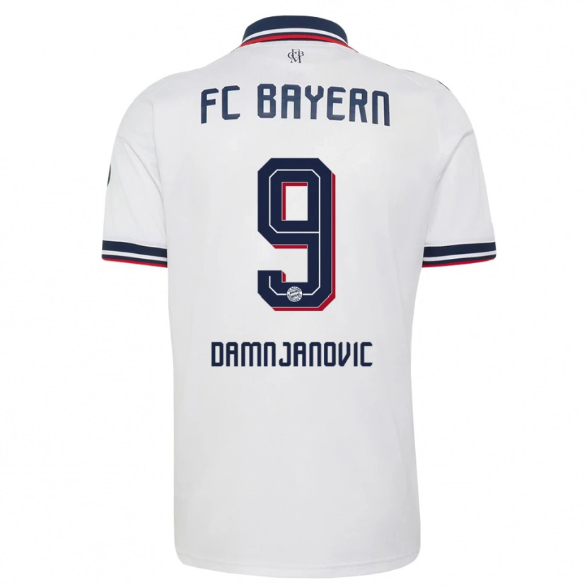 Danxen Damen Jovana Damnjanovic #9 Weiß Grau Rot Auswärtstrikot Trikot 2026/27 T-Shirt Österreich