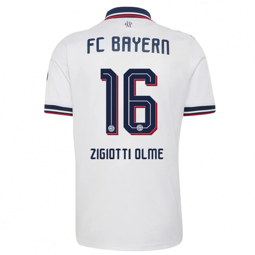 Danxen Damen Julia Zigiotti Olme #16 Weiß Grau Rot Auswärtstrikot Trikot 2026/27 T-Shirt Österreich