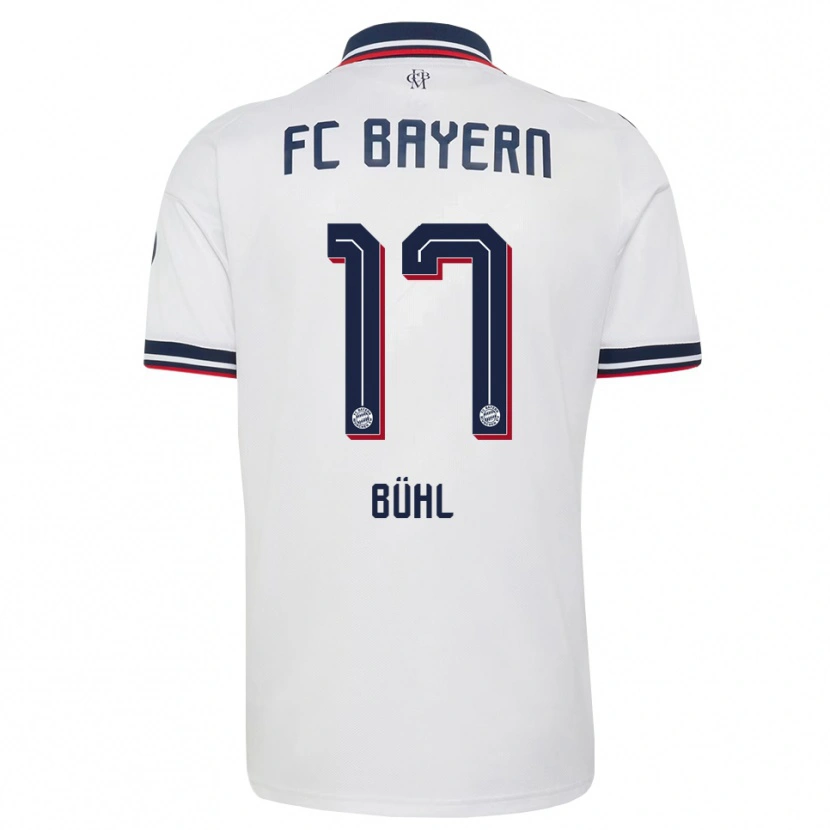 Danxen Damen Klara Bühl #17 Weiß Grau Rot Auswärtstrikot Trikot 2026/27 T-Shirt Österreich