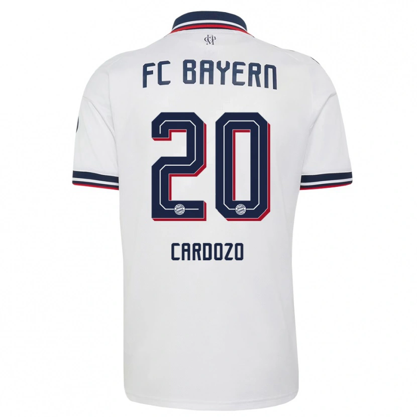 Danxen Damen Maycon Cardozo #20 Weiß Grau Rot Auswärtstrikot Trikot 2026/27 T-Shirt Österreich