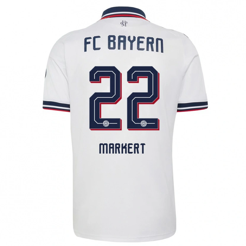 Danxen Damen Leon Markert #22 Weiß Grau Rot Auswärtstrikot Trikot 2026/27 T-Shirt Österreich