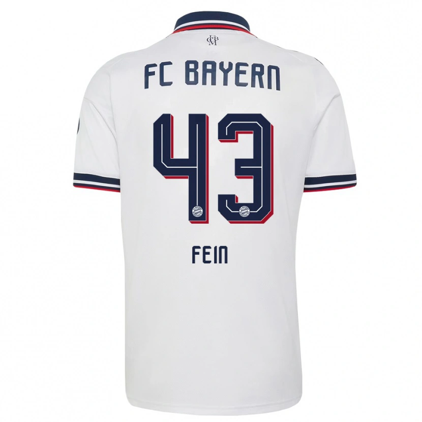 Danxen Damen Adrian Fein #43 Weiß Grau Rot Auswärtstrikot Trikot 2026/27 T-Shirt Österreich