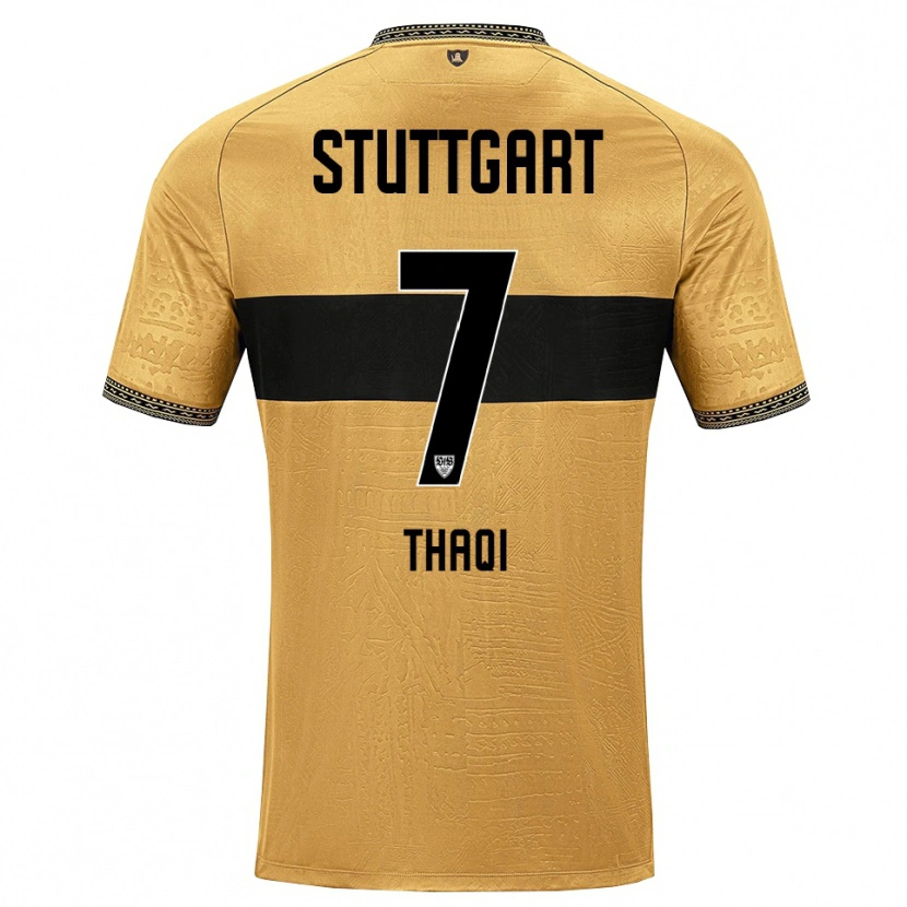 Danxen Damen Arlind Thaqi #7 Braun Schwarz Weiß Auswärtstrikot Trikot 2026/27 T-Shirt Österreich