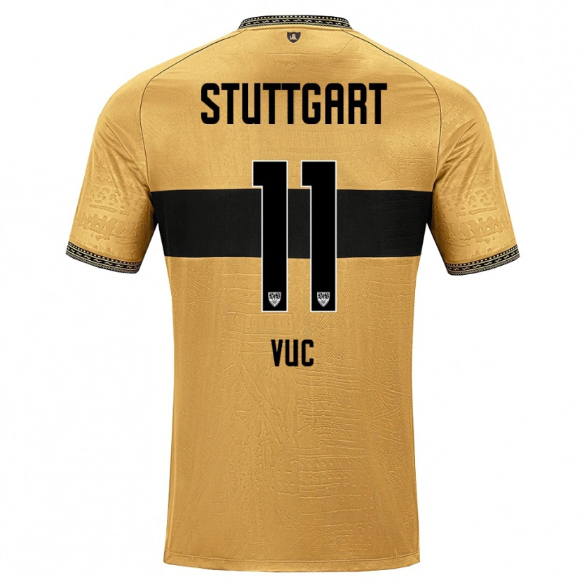 Danxen Damen Patrick Vuc #11 Braun Schwarz Weiß Auswärtstrikot Trikot 2026/27 T-Shirt Österreich