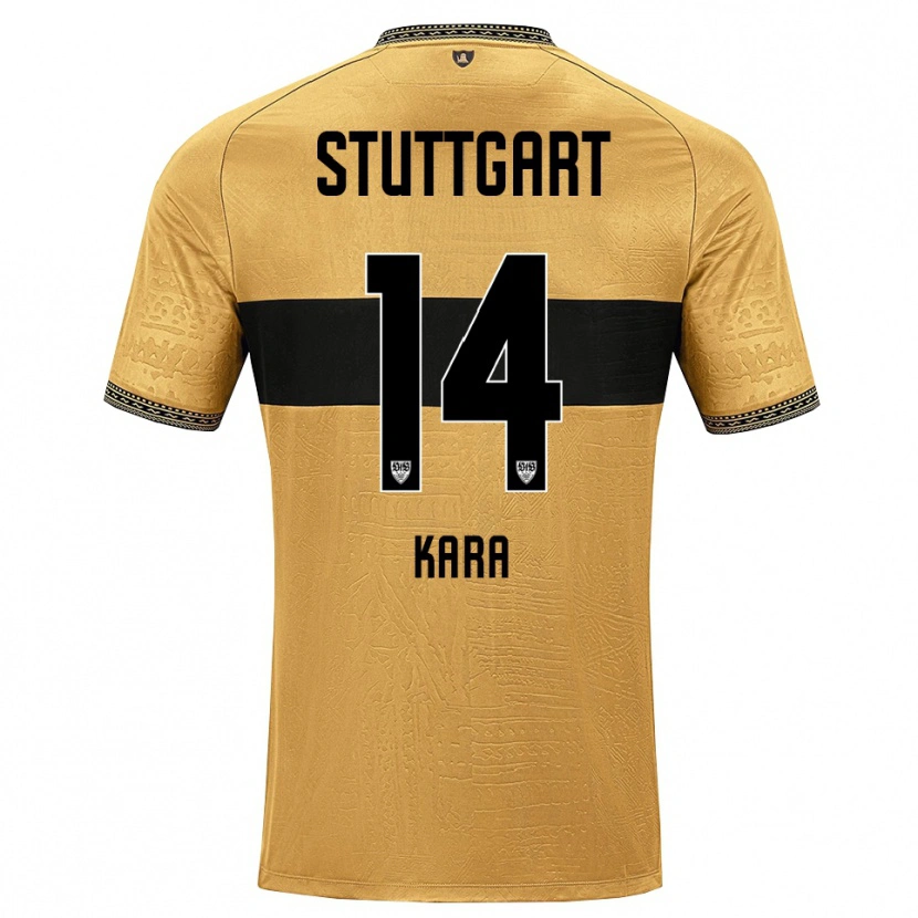 Danxen Damen Semih Kara #14 Braun Schwarz Weiß Auswärtstrikot Trikot 2026/27 T-Shirt Österreich