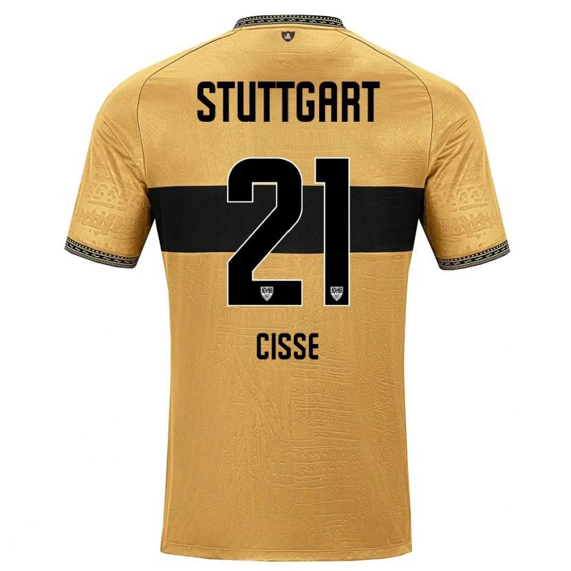 Danxen Damen Moussa Cissé #21 Braun Schwarz Weiß Auswärtstrikot Trikot 2026/27 T-Shirt Österreich