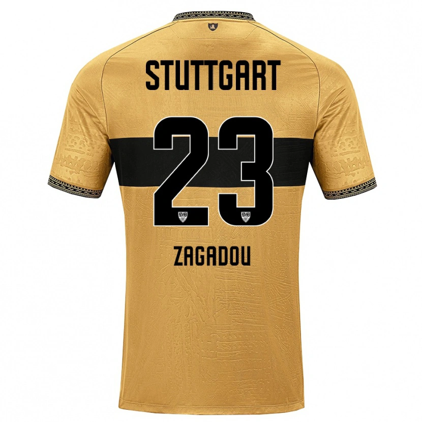 Danxen Damen Dan-Axel Zagadou #23 Braun Schwarz Weiß Auswärtstrikot Trikot 2026/27 T-Shirt Österreich