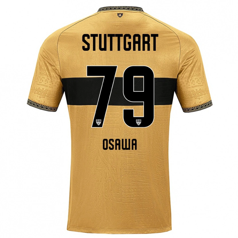 Danxen Damen Haruka Ōsawa #79 Braun Schwarz Weiß Auswärtstrikot Trikot 2026/27 T-Shirt Österreich