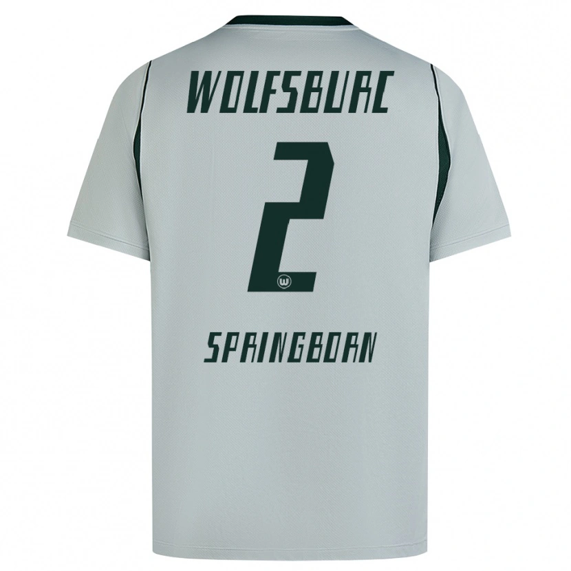 Danxen Damen Noah Springborn #2 Grau Grün Auswärtstrikot Trikot 2026/27 T-Shirt Österreich