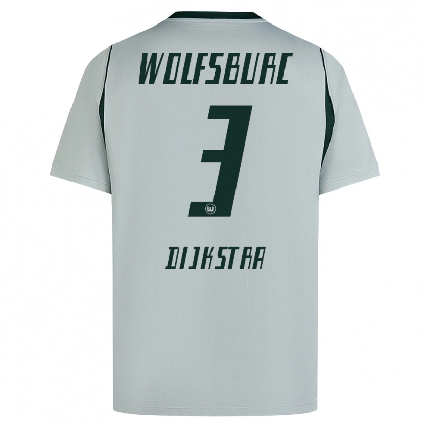 Danxen Damen Caitlin Dijkstra #3 Grau Grün Auswärtstrikot Trikot 2026/27 T-Shirt Österreich