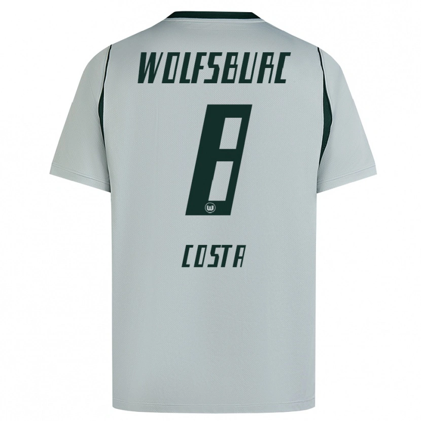 Danxen Damen Jesse Costa #8 Grau Grün Auswärtstrikot Trikot 2026/27 T-Shirt Österreich