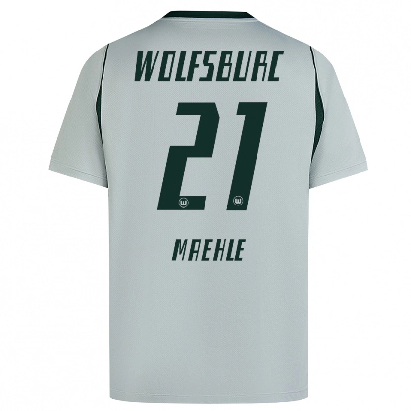 Danxen Damen Joakim Maehle #21 Grau Grün Auswärtstrikot Trikot 2026/27 T-Shirt Österreich