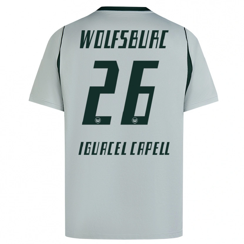 Danxen Damen Diego Iguacel Capell #26 Grau Grün Auswärtstrikot Trikot 2026/27 T-Shirt Österreich
