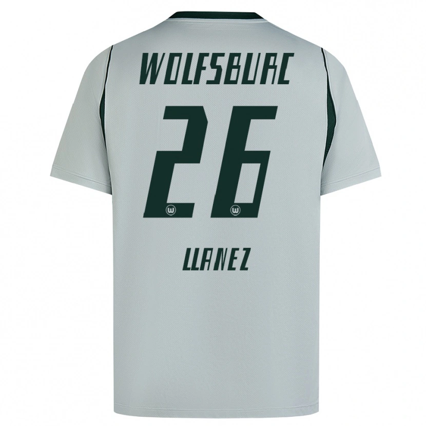 Danxen Damen Ulysses Llanez #26 Grau Grün Auswärtstrikot Trikot 2026/27 T-Shirt Österreich