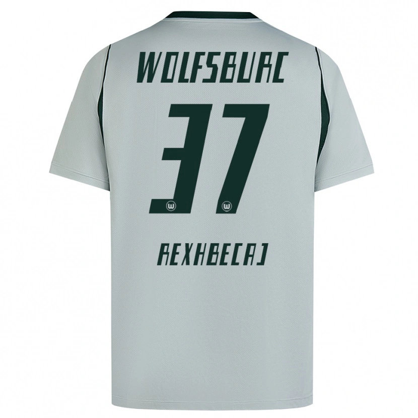 Danxen Damen Elvis Rexhbecaj #37 Grau Grün Auswärtstrikot Trikot 2026/27 T-Shirt Österreich