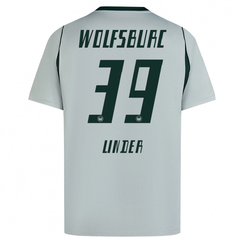 Danxen Damen Sarai Linder #39 Grau Grün Auswärtstrikot Trikot 2026/27 T-Shirt Österreich