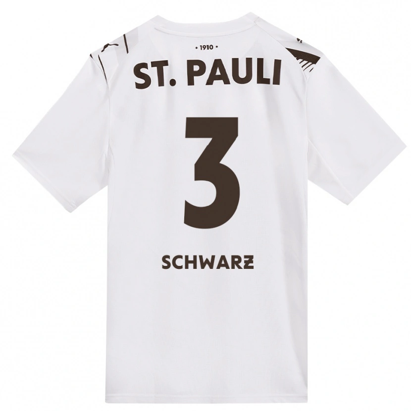 Danxen Damen Jannick Schwarz #3 Kaffee Weiß Rot Auswärtstrikot Trikot 2026/27 T-Shirt Österreich
