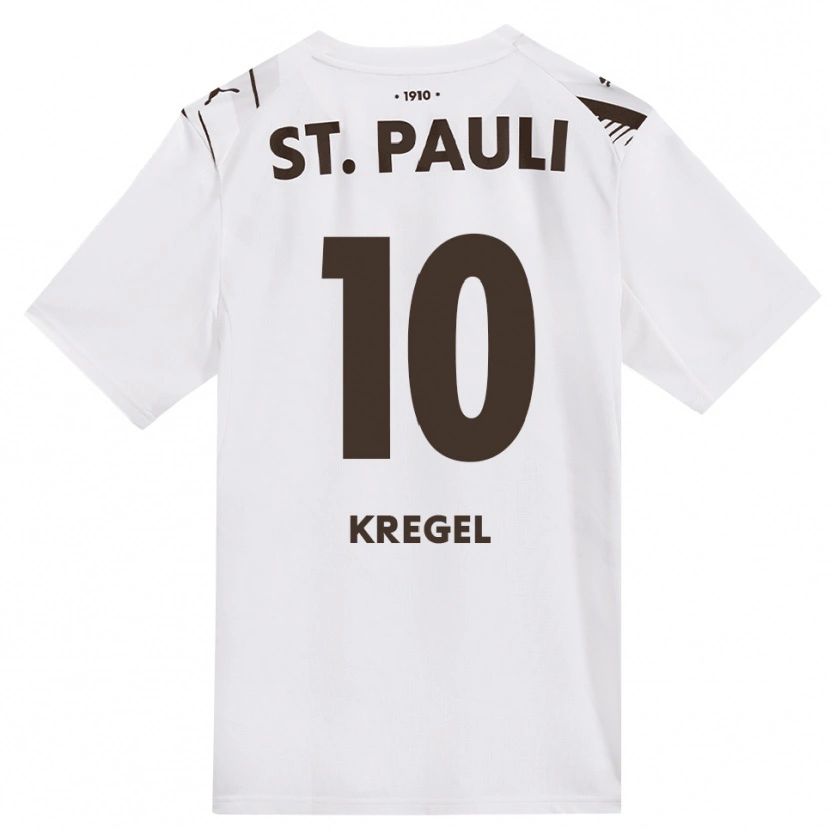 Danxen Damen Mareike Kregel #10 Kaffee Weiß Rot Auswärtstrikot Trikot 2026/27 T-Shirt Österreich