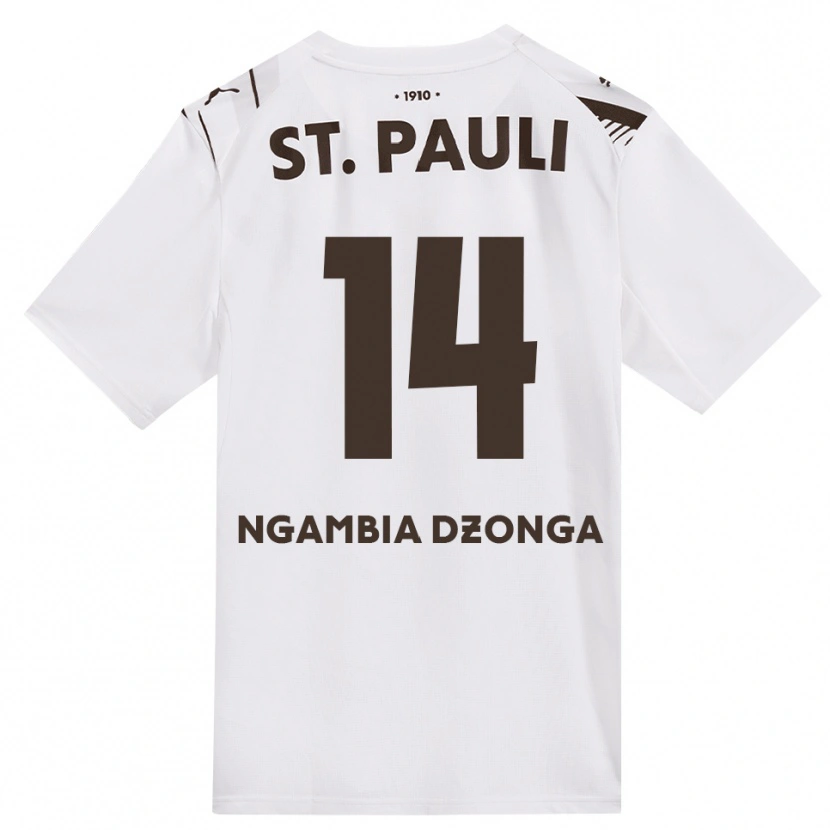 Danxen Damen Sisco Ngambia #14 Kaffee Weiß Rot Auswärtstrikot Trikot 2026/27 T-Shirt Österreich