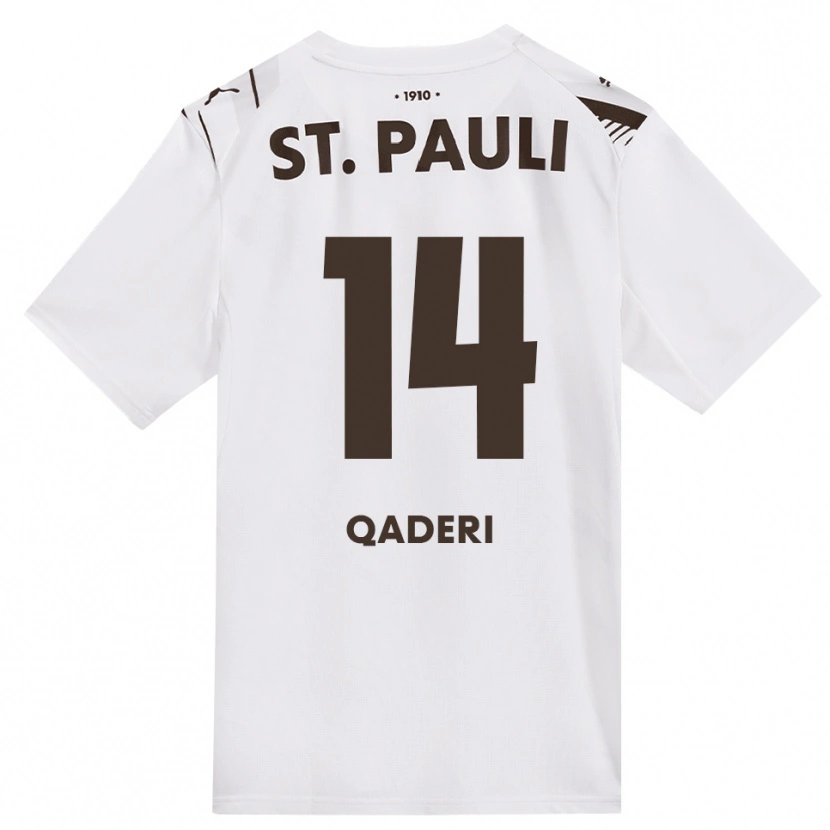 Danxen Damen Musawar Qaderi #14 Kaffee Weiß Rot Auswärtstrikot Trikot 2026/27 T-Shirt Österreich