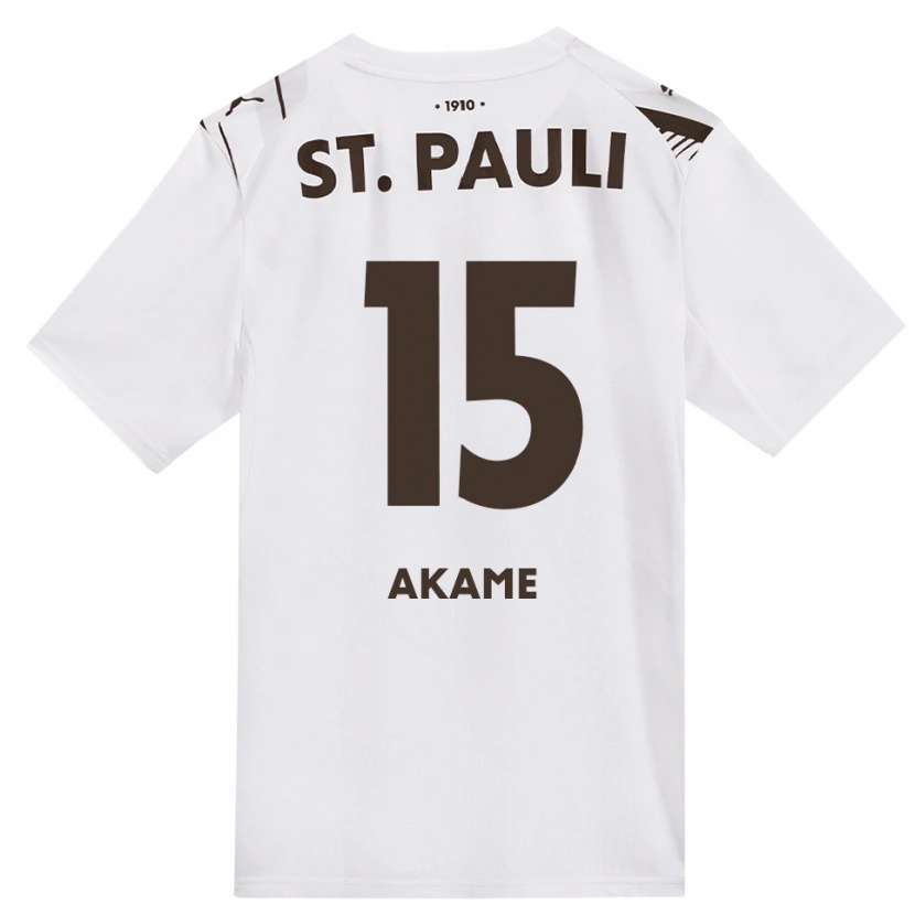 Danxen Damen Kenzy-Baudry Akame #15 Kaffee Weiß Rot Auswärtstrikot Trikot 2026/27 T-Shirt Österreich