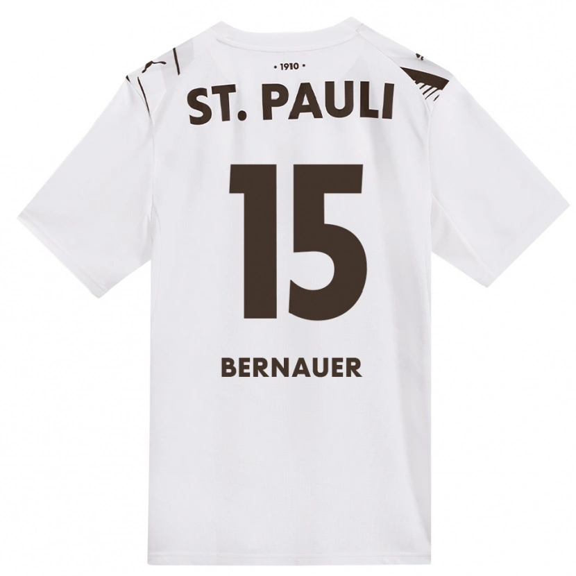 Danxen Damen Ole Bernauer #15 Kaffee Weiß Rot Auswärtstrikot Trikot 2026/27 T-Shirt Österreich