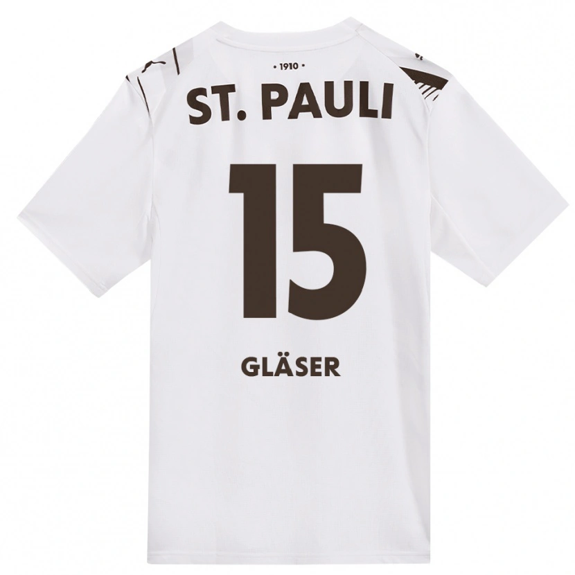 Danxen Damen Julian Gläser #15 Kaffee Weiß Rot Auswärtstrikot Trikot 2026/27 T-Shirt Österreich