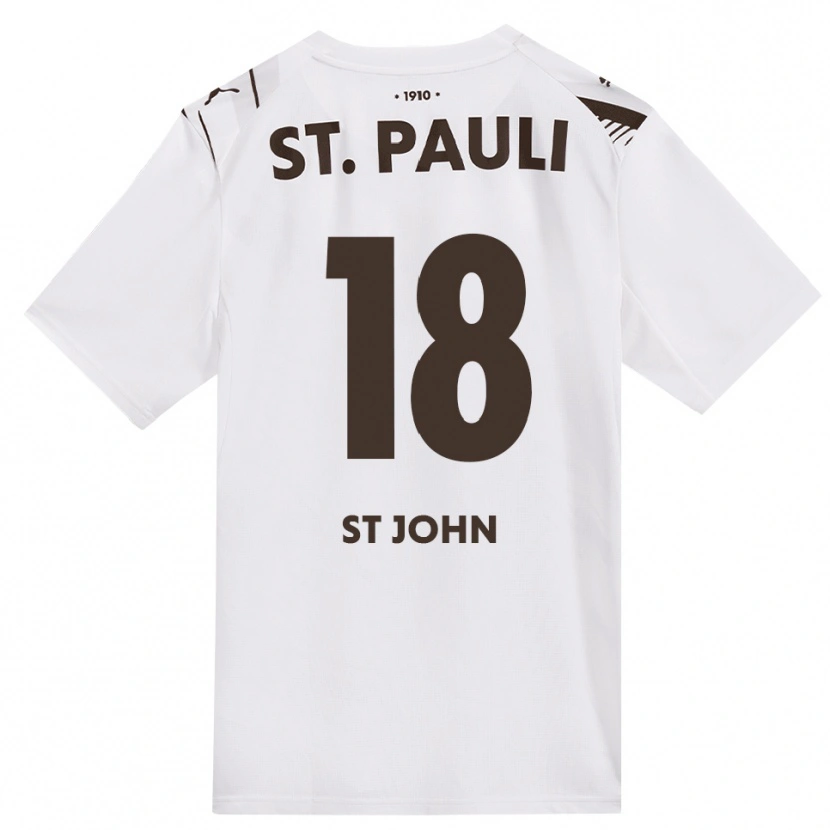 Danxen Damen Rawley St. John #18 Kaffee Weiß Rot Auswärtstrikot Trikot 2026/27 T-Shirt Österreich
