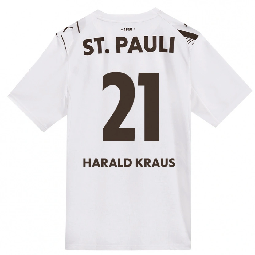 Danxen Damen Stefan Harald Kraus #21 Kaffee Weiß Rot Auswärtstrikot Trikot 2026/27 T-Shirt Österreich