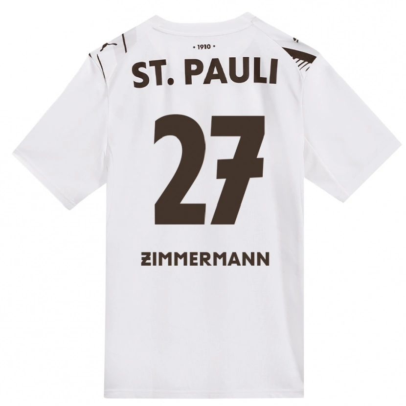 Danxen Damen Tara Zimmermann #27 Kaffee Weiß Rot Auswärtstrikot Trikot 2026/27 T-Shirt Österreich