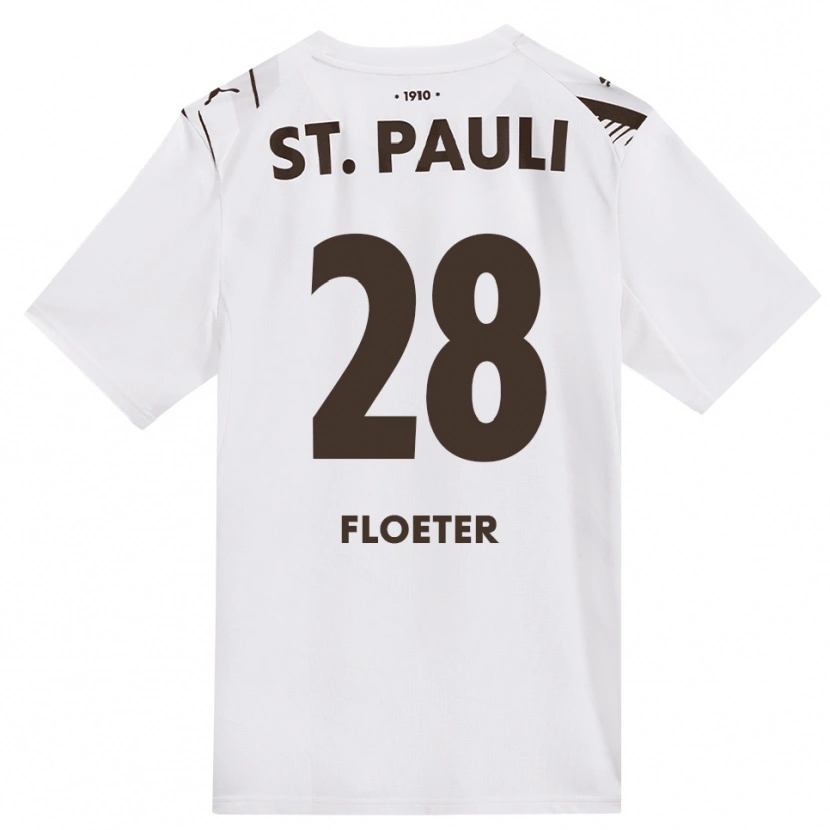 Danxen Damen Joline Floeter #28 Kaffee Weiß Rot Auswärtstrikot Trikot 2026/27 T-Shirt Österreich